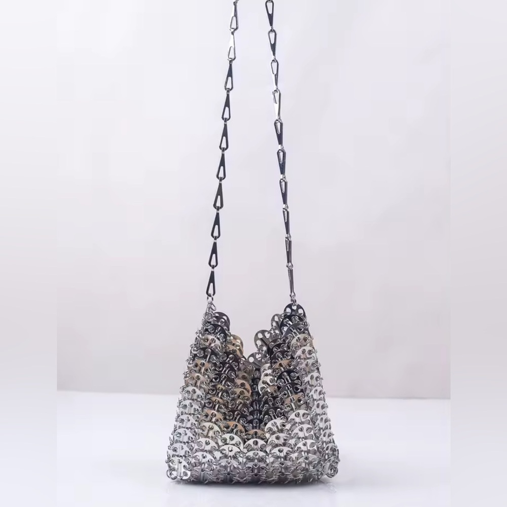 Paco Rabanne Silver Chain Purse